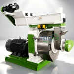Cow dung pellet making machine for producing organic fertilizer pellets from cow manure